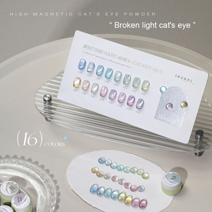 <span class=keywords><strong>Mrnail</strong></span>-Broken Cat's NAIL ยาทาเล็บความหนาแน่นสูงหินแฟลชลูกปัดแก้วเงาสูง - Product Image 5