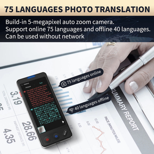Dispositif de <span class=keywords><strong>traduction</strong></span> linguistique IA pour VORMOR A20, traducteur instantané bidirectionnel 150 langues, enregistrement/photo/ChatGPT/<span class=keywords><strong>Traduction</strong></span> hors ligne - Product Image 5