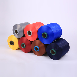 Fil de denim 100% polyester DTY 150, qualité supérieure, prix d'usine, pour chaussettes - Product Image 1