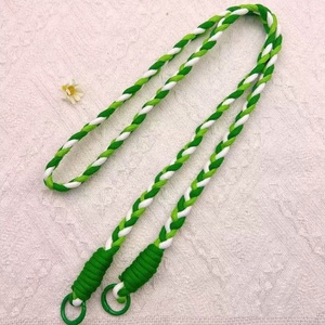 Cordicella per telefono a colori corta con Patch Color colore custodia per telefono con ciondolo Anti-perdita e cinturino da polso per telefono Unisex fatto a mano - Product Image 5