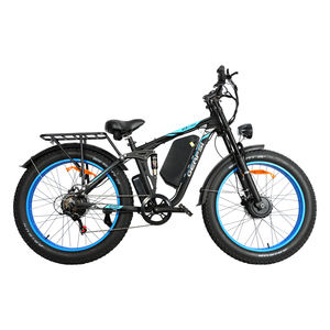 3000W double moteur E-BikeDP-2603 52V32AH batterie 100KM gamme 26x4 "gros pneu Shimano 21S frein hydraulique - Product Image 2