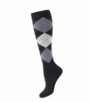 Chaussettes de compression en nylon tricoté pour hommes et femmes, pour sports de plein air, à haute pression, mi-hautes, noires et blanches, pour l'automne, vente en gros