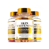 Capsules blanchissantes de haute qualité à base de L-glutathion, collagène et vitamine C antioxydante pour peaux ternes - Complément beauté naturel sans gluten