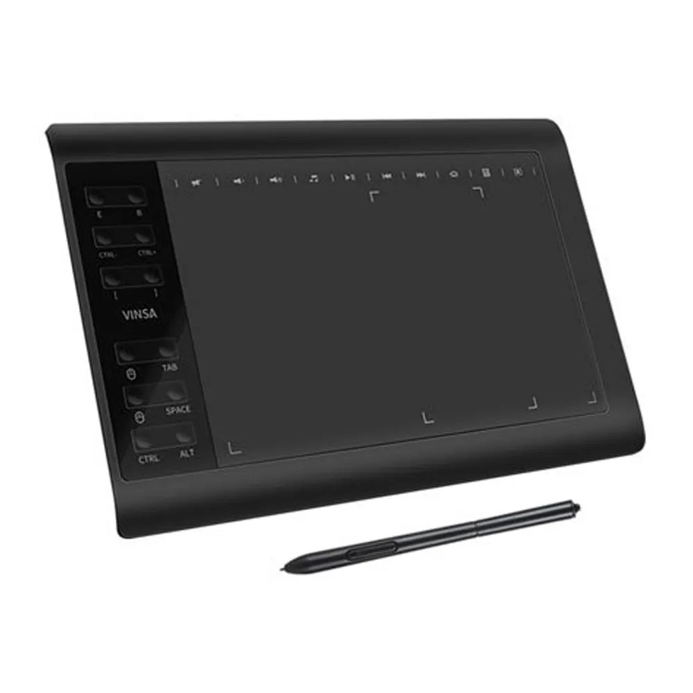 VIN1060Plus Tablette Graphique 10x6 дюймов большой площади рисования Профессиональный цифровой планшет