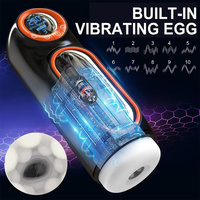 Freihändiger Masturbationsbecher für Männer Blowjob-Sexmaschine mit Stoß-, Vibrations- und Saugfunktion für Sexuelles Vergnügen