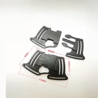 Boucle de sécurité pour siège enfant, sangle en plastique, boucle de balançoire pour enfant, dégagement rapide latéral pour ceinture de sécurité à trois points, boucles 3 points