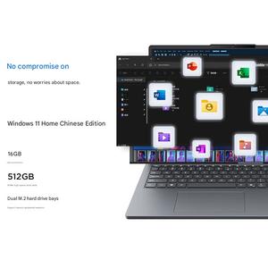 <span class=keywords><strong>Lenovo</strong></span> Xiaoxin 16Se <span class=keywords><strong>IdeaPad</strong></span> Slim3 16" 16GB+512GB Pantalla LCD de 16 Pulgadas 60Hz Portátil Ligero para Oficina y Estudiantes - Product Image 2