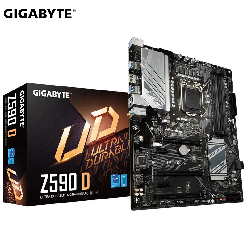 GIGABYTE Z590 D Desktop computer motherboard for DDR4 memory 10 /11 generation CPU processors