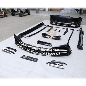 Nâng Cấp Để Top-C Phong Cách Khô Sợi Carbon Cơ Thể Kit Đối Với Mercedes Benz AMG Gt63 Phía Trước Lip Side Váy Phía Sau <span class=keywords><strong>Bumper</strong></span> Spoiler Mui Xe Bìa - Product Image 1