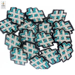 Broches en fer à cheval en fil de fer à cheval perlé cousu à la main tendance créative Broche en perles Broches en perles - Product Image 2