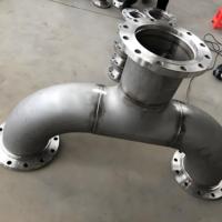 Raccord coudé pour tuyauterie avec bride, fabrication de tubes sur mesure, cintrage, soudage, tuyauterie sur mesure