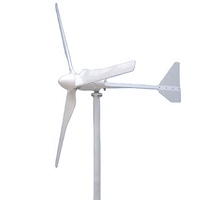 Puissance efficace 2KW 48V générateur d'éolienne 2000W 96V 120V 220V 240V moulin à vent avec lames FRP de 1400MM de longueur
