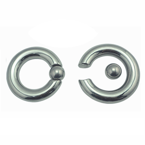 Neue 8 Größe Magnet Edelstahl Heavy Cock Ring Ball Hodensack Trage Verzögerung Ejakulation Sexspielzeug für Männer - Product Image 2