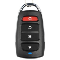 Télécommande universelle pour porte de garage à code fixe 433 MHz, émetteur portable, étanche