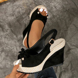 <span class=keywords><strong>Scarpe</strong></span> <span class=keywords><strong>con</strong></span> tacco alto alla moda estivo <span class=keywords><strong>con</strong></span> punta a bocca di pesce e suole spesse traspiranti per donne disponibili nelle taglie da 35 a 42. - Product Image 1