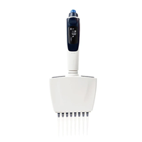 Pipette de transfert de liquide à canaux multiples de laboratoire Pipette électronique à 8 canaux Pipette à canaux multiples