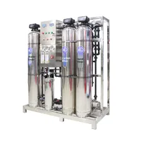 Machine industrielle d'ultrafiltration par osmose inverse à double étage en acier inoxydable personnalisée Récipient à pression d'eau ultra-pure