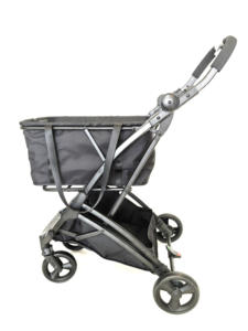 सुपरमार्केट और व्यक्तिगत उपयोग भारी-शुल्क शॉपिंग कार्ट और 360 ° एल्यूमीनियम पहियों के साथ - Product Image 4