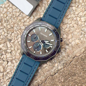 Reloj de Lujo para Hombre <span class=keywords><strong>LUCIANO</strong></span> de Alta Calidad, con Correa de Cuero, Esfera de Cristal, Movimiento ETA, Resistente al Agua, de Acero Inoxidable y Cuarzo - Product Image 3