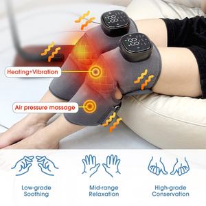 Precio de fábrica Pantalla táctil Lcd 3 en 1 masajeador de compresión de rodilla masaje de dolor de rodilla vibrador compresión de aire masajeador de rodilla - Product Image 3