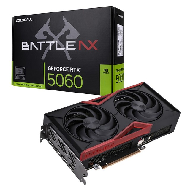 Brand New RTX 5060 DUO 8GB GDDR7 GPU Gaming Graphics Card for Workstation and Desktop PC with Dedicated Fan-Cooled Graphics