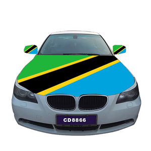 3x5 ft Tanzania 2025 National Election High-Definition Digital Printed Car Cover Flag Durable Party Tanzania Flags for Cars - Product Image 2