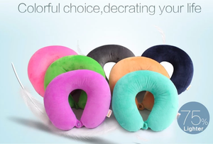 En forma de U en forma de C de cuello almohada podría con impresión de logotipo personalizado - Product Image 4