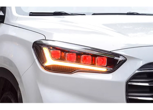 MJ para <span class=keywords><strong>Hyundai</strong></span> IX35 <span class=keywords><strong>Tucson</strong></span> 2018 2020 accesorios LED faros delanteros Lmap actualización 4 lentes Demon LED faros delanteros - Product Image 5