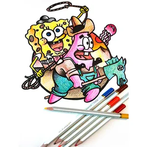 Yetişkinler çocuklar 24 renkli kurşun kalem Set yumuşak renkli kalemler çocuklar için yumuşak çekirdek sanatçı eskiz çizim kalemler