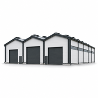 Bâtiment d'usine préfabriqué en acier pour la construction de l'industrie agroalimentaire et des ateliers de production