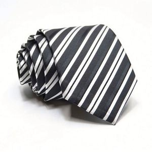 Manufacturers in Stock Wholesale Low MOQ Stock 8cm Mens Casual Striped Silk <b>Tie</b> with Box Set - Product Image 4