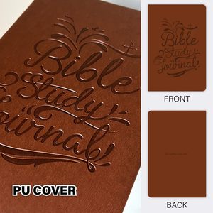 Cuaderno de estudio bíblico Cubierta suave de cuero Diario de oración Notas Planificador de devoción diaria Autograbación - Product Image 2