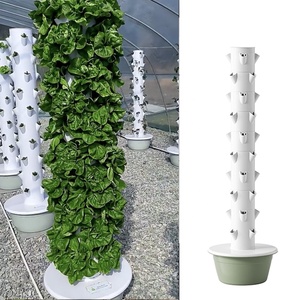 Nuevo Sistema de Jardín Vertical Aeropónico Rotatorio para el Hogar, Diseño Vertical, Riego Automatizado, Ahorro de Espacio, Ecológico, de Grado Alimenticio - Product Image 1