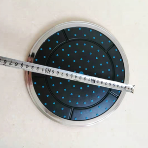 Accessori <span class=keywords><strong>cabina</strong></span> <span class=keywords><strong>doccia</strong></span> 24cm viti removibili ABS plastica nera pioggia testa <span class=keywords><strong>doccia</strong></span> - Product Image 3