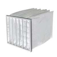 Rouleau de filtre de poche F8 directement de l'usine |   Élément filtrant en fibre de verre et filtre à sac avec une efficacité de 99,995 % et 500 CFM