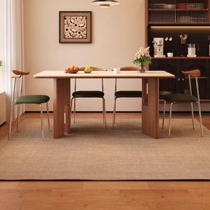 2026 Großhandel Moderner Esstisch aus Massivholz mit Steinplatte und Stühlen für Esszimmer und Büro - Product Image 2