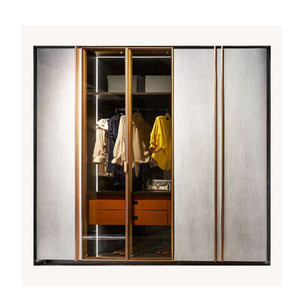 Système d'obturation <span class=keywords><strong>Armoire</strong></span> à 2 portes Designs Portes Tiroirs Modèles <span class=keywords><strong>Armoire</strong></span> simple Meubles de maison Armoires coulissantes Minimaliste Mince - Product Image 1