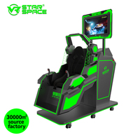 VR Star Space VR Máquina Fabricante Realidad Virtual Parque temático Montaña rusa Máquina de juego VR 360 Simulador de vuelo