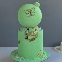 Neue Design ins Stil Acryl Side Cake Topper für alles Gute zum Geburtstag Kuchen Dekoration
