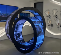 P1.25 P1.5 P1.8 LED Fleksibel Seperti OLED dengan Kecerahan Tinggi yang Dapat Digulung |   Video Wall Portabel yang Dapat Digulung untuk Acara, Pusat Perbelanjaan, dan Toko Ritel