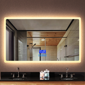 Backlit cảm biến thông minh cảm ứng gương trang trí treo tường gương phòng tắm với LED ánh sáng tắm gương ấm hơn chống sương mù - Product Image 1