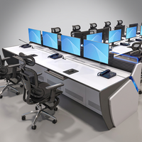 Centro de Operaciones de Emergencia, Sala de Control, Despacho 911, Seguridad Industrial, Muebles de Diseño Personalizados para Consola