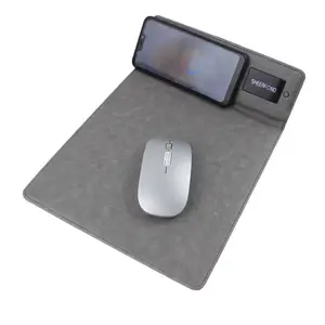 智能桌垫电脑无线鼠标垫定制发光二极管游戏聚氨酯皮革可折叠充电无线充电鼠标垫