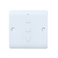 Interrupteur de télécommande sans fil intelligent pour porte de volet roulant électrique à 3 boutons, 433,92 MHz, bouton-poussoir, installation facile et moderne