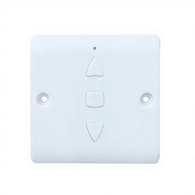 433.92mhz Push Button 3-Button Electric Rolling Curtain Door Smart Home Wireless Remote Control Switch Modern Easy Installation