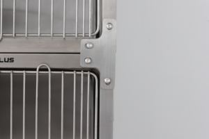 Aeolus Leverancier Hete Verkoop Roestvrijstalen Hond Kat Kooi Voor Veterinaire Modulaire Banken Dier Shorline Metselaar Stapelbare Dierenarts - Product Image 3