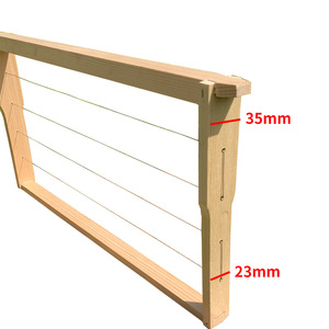 Oferta 2024: Marco de Madera para Apicultura, Marco de Nido de Abeja Langstroth Ensamblado con Alambre - Product Image 6