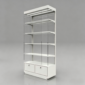 Luxury <b>Glass</b> Display Showcase Cabinets <b>for</b> Jewelry & Smoke Shop | Custom Retail Vitrine & Turnkey Store Design Solution - Product Image 4