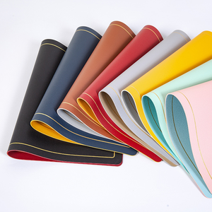 Nuevo Mantel Individual Nórdico Ecológico de Cuero PU con Borde Dorado, Impermeable, de Doble Capa, con Color y Diseño Personalizables - Product Image 3