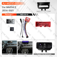 Nouveautés Autoradio 12,3 pouces avec CarPlay/Android Auto sans fil/Lecteur DVD/DSP pour Mazda2 2014-2021 Écran